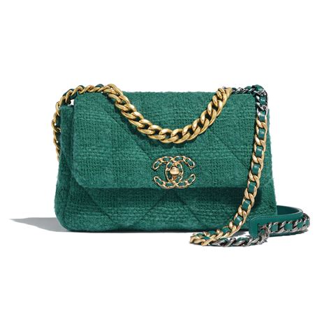 chanel 19 bag green|chanel 19 price.